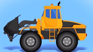 Transformer Bulldozer  Car Cartoon Videos for Children from Kids Tv Channel [upl. by Aissyla60]