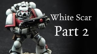 How to paint White Scars Space Marines pt2 [upl. by Aettam423]