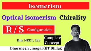 R  S configuration  stereochemistry with PYQ for JEE NEET and JAM [upl. by Aisined]