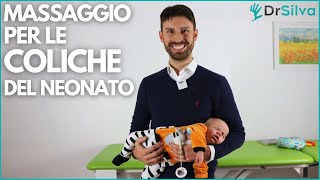 MASSAGGIO ALLA PANCIA PER LE COLICHE DEL NEONATO  Video Tutorial a cura di Matteo Silva  Osteopata [upl. by Klingel]