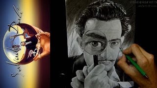 Salvador Dalí Drawing Portrait [upl. by Waters]