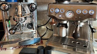 Rocket Appartamento vs Breville Barista Express Espresso Machine [upl. by Aecila]