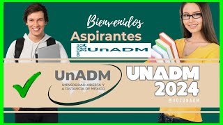 Regístrate en la UnADM – Convocatoria 2024 – Documentos unadm 📜📄✅ [upl. by Eenwahs]