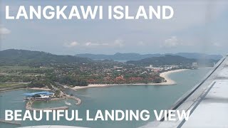 LANDING AT LANGKAWI ISLAND MALAYSIAmalaysia langkawi island landingview travel malaysia fyi [upl. by Ard]