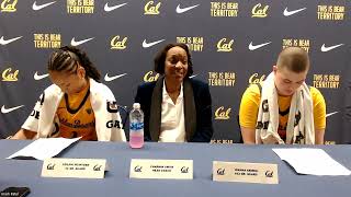 Cal Womens Basketball vs Stanford 122923 Postgame Presser [upl. by Nozicka]