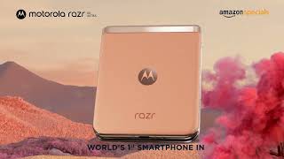 MotorolaRazr40Ultra now in Pantone Color of the Year 2024Peach Fuzz At just ₹69999 [upl. by Roshan]