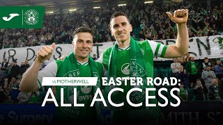 Hibernian 3 Motherwell 0  Easter Road ALL ACCESS  Brought To You By Joma Sport [upl. by Theressa]