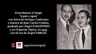 ÁNGEL DAGOSTINO amp ÁNGEL VARGAS A PAN Y AGUA TANGO [upl. by Bentlee]