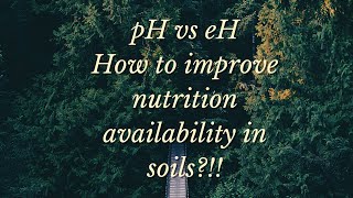 Why our soils are not productive Ph vs Eh  Redox potential [upl. by Hgielrac]