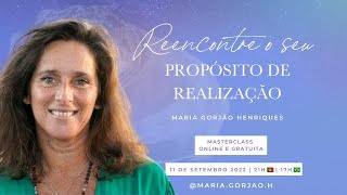 MASTERCLASS Reencontre o Seu Propósito através da Consciência Sistémica 3ªedição [upl. by Vaish222]