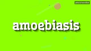 AMOEBIASIS  HOW TO PRONOUNCE IT [upl. by Aker]