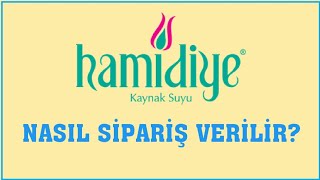 Hamidiye Su Nasıl Sipariş Verilir Sipariş Oluşturma [upl. by Mandi]