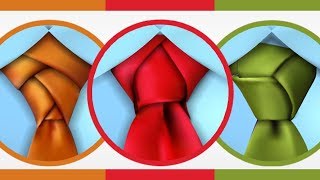 Can YOU Tie These Three Complex Necktie Knots  Crazy Tie Knot Challenge [upl. by Aruasi406]