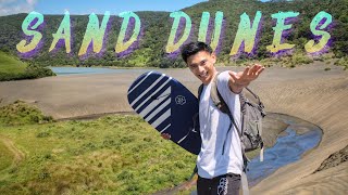 Sandboarding Bethells Dunes and Swimming Holes at Lake Wainamu  WEST AUCKLAND NZ [upl. by Eedia268]