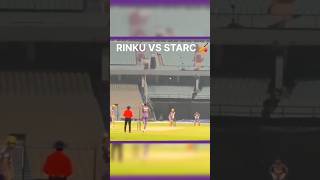 Rinku Singh vs Mitchell Starc shortsviral shortsfeed ipl [upl. by Juster912]