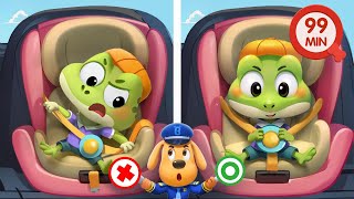 Let’s Buckle Up  Safety Tips  Kids Cartoons  Sheriff Labrador [upl. by Zoes278]