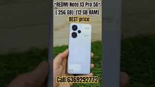 REDMI Note 13 Pro 5G 256 GB 12 GB RAM call6369292772 chennaimobiles tech redmi reels [upl. by Clea817]