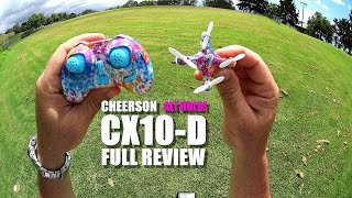 CHEERSON CX10D NANO QuadCopter Full Review  UnBox Inpection Flight Test Pros amp Cons [upl. by Alethea]