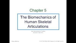 biomechanics of human articulations [upl. by Euqinomahs268]