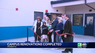 A look inside the newly renovated Fremont Elementary School in Modesto [upl. by Acirderf]