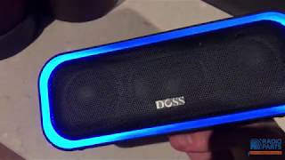 WB10 SOUNDBOX PRO Doss Bluetooth speaker overview [upl. by Oicaroh]