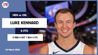 LUKE KENNARD 9 PTS 5 REB 5 AST 1 BLK 0 STL vs ORL  20232024 MEM  Player Full Highlights [upl. by Tibbitts220]