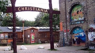 Turismo por el mundo Christiania el barrio libre de Copenhague [upl. by Asilram29]