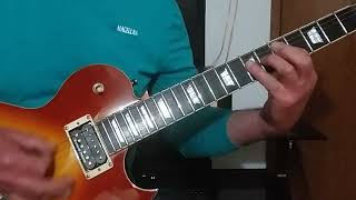 Free For All  Ted Nugent guitar cover Solos [upl. by Ahsitnauq]