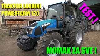 TRAKTOR  LANDINI POWERFARM 120  SUPERTEST  traktor za SVE  PRAVI PERKINS  RANGE POWER SHIFT [upl. by Segal]