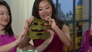 Whamisa Set of 5 Sea Kelp Sheet Masks by Glow Recipe on QVC [upl. by Hairakcaz]