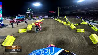 GoPro Shane Mcelrath Main Event 2018 Monster Energy Supercross from Anaheim [upl. by Zwart]