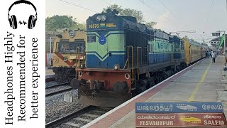 4K An Ultimate Ride behind the Chugging ALCo quotKJM WDM 3A 16876quot PART  8  INDIAN RAILWAYS [upl. by Saitam471]