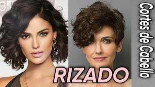 Los mejores Estilos y CORTES DE CABELLO para PELO RIZADO COLOCHO u ONDULADO del momento Moda 2023 [upl. by Baiss]