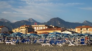 Lido di Camaiore Province of Lucca Tuscany Italy HD videoturysta [upl. by Bride68]