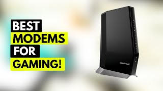 Top 5 Best Modems For Gaming In 2024🔥 [upl. by Ahcsap]