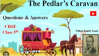 Class 5th The Pedlars Caravan By William Brightly Rands  English Poem Questions amp Answers [upl. by Bronwyn]