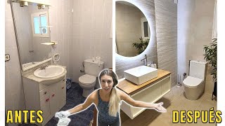 BAÑO de 60 AÑOS a BAÑO LUJOSO🤯 Cambio EXTREMO de LAVABO ❤️ Increíble Resultado😱 [upl. by Otrebliw]