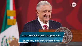 Los aguinaldazos de AMLO diputados senadores y otros funcionarios [upl. by Saraann]