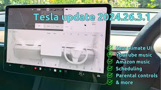 Tesla rolls out update 20242631 with some major new features [upl. by Derag]