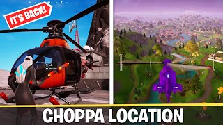 Where to Find CHOPPA in Fortnite Chapter 2 Remix [upl. by Dan]