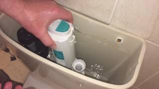 Fix Constantly Running Dual Flush Toilet Cistern By Replacing The Flush Valve Washer [upl. by Axe]