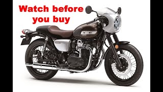 Kawasaki W800 Cafe test ride and first impressions [upl. by Nnaillij]