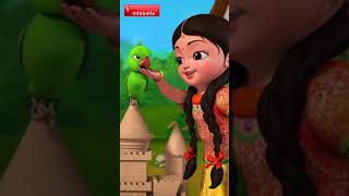 Chitti Chilakamma  Telugu Rhymes for Children  Infobells [upl. by Lemmor]