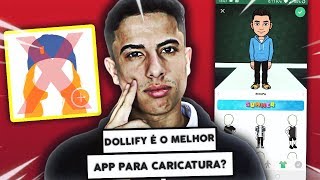 Dollify  Como fazer sua CARICATURA pelo celular [upl. by Eiduam]