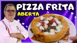 Pizza FRITA ABERTA Mamma Mia [upl. by Studley]