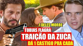 NOVELA CABOCLA  Tobias DESCOBRE TRAIÇÃO da Zuca e Luiz Tobias CASTIGA os 2 de forma CHOCANTE [upl. by Adrien]