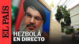 DIRECTO  Discurso del jefe de Hezbolá en Líbano tras la detonación de artefactos  EL PAÍS [upl. by Euqinimod]