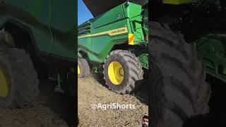 John Deere X9 Combine johndeere shorts harvester farmequipment [upl. by Nayve]