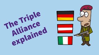 The Triple Alliance WWI  History GCSE [upl. by Ehrlich]