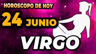 🙏𝐋𝐀 𝐒𝐀𝐁𝐈𝐃𝐔𝐑Í𝐀 𝐓𝐄 𝐄𝐒𝐏𝐄𝐑𝐀🔮 Virgo♍ Horoscopo de hoy 24 de Junio 2024MONHI VIDENTE [upl. by Heimer]